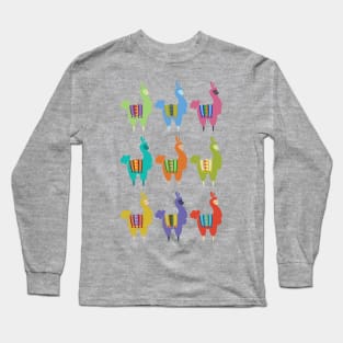 Llama Party Long Sleeve T-Shirt